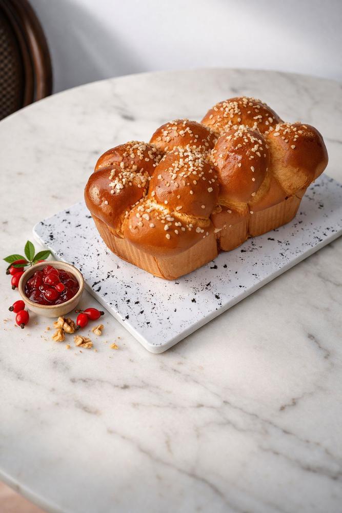 Козунак с шипков мармалад и орехи - LAVENE