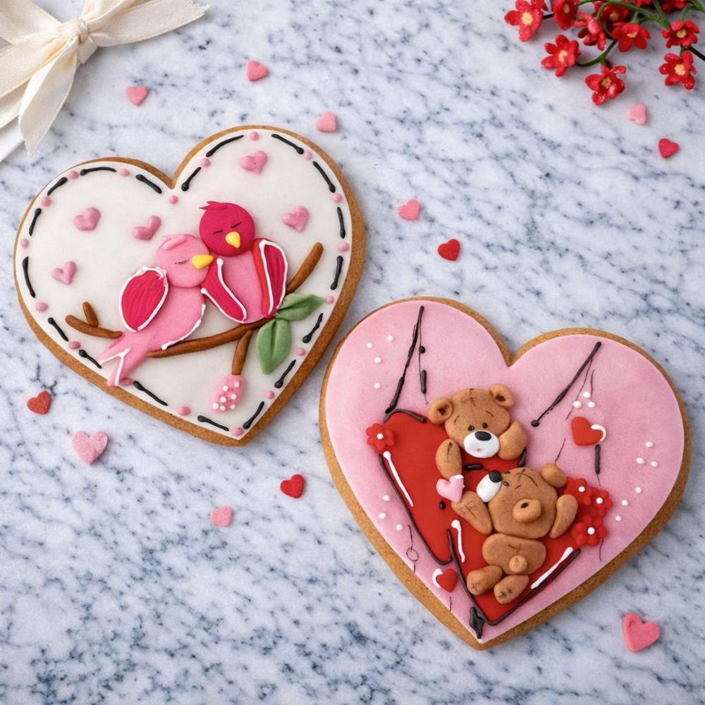 Единични рисувани меденки - LAVENE