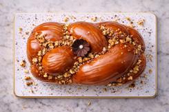 Козунак с карамел и орехи - LAVENE