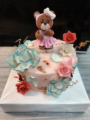 Декораторска торта "Бебе меченце" - LAVENE
